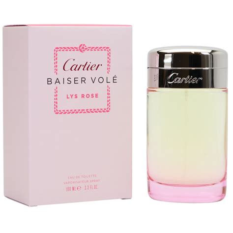 Cartier Baiser Volé Lys Rose Eau de Toilette Spray, 1.6 oz 